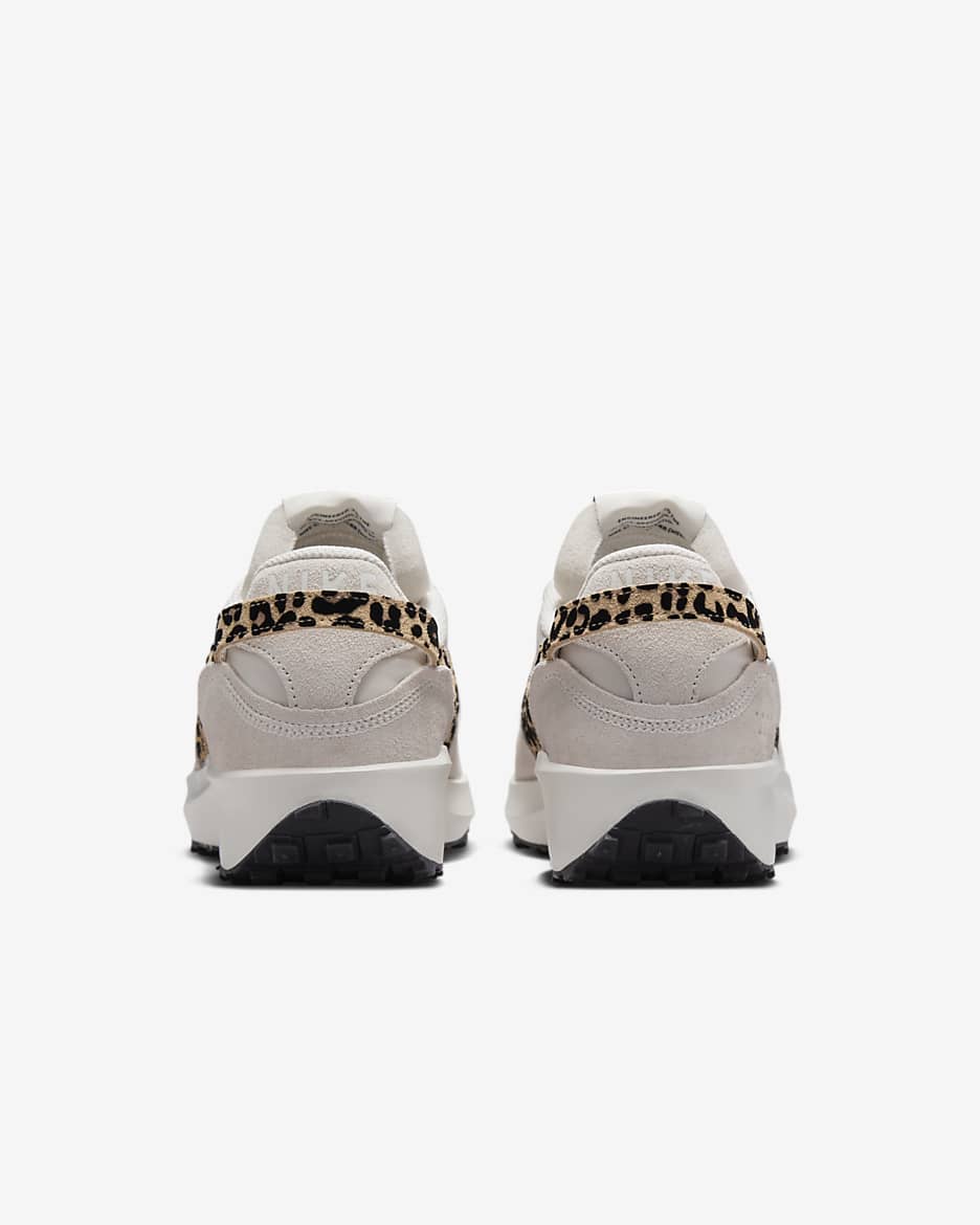 Nike factory Women Waffle Debut White Leopard Shoes Size 9